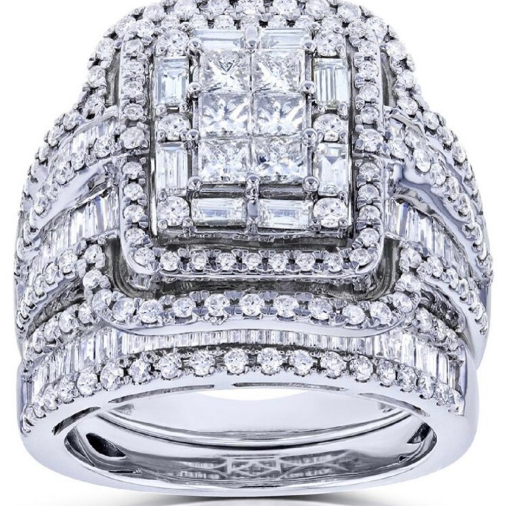 New 2 piece luxury ring
